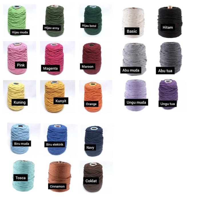 Gambar Macrame home decor wall hanging 100cm - Pilih warna dari Oceana Home Decor undefined Tokopedia