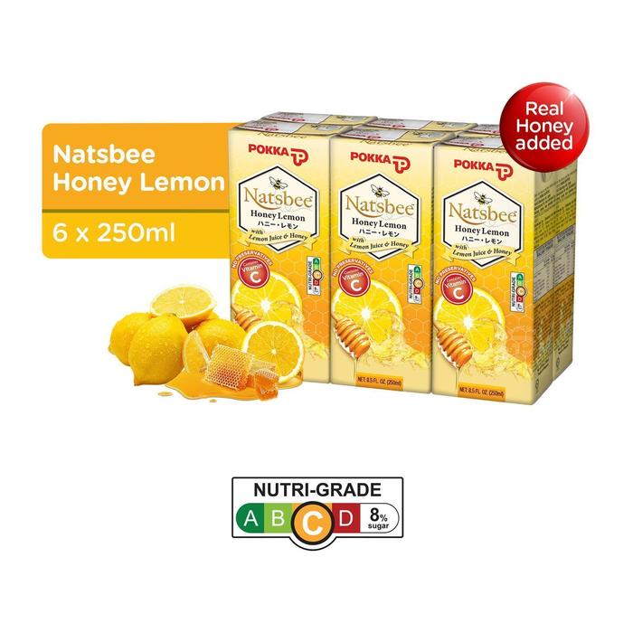 Gambar New Pokka Natsbee Honey Lemon (6 X 250ML) dari Rockflend Official undefined Tokopedia