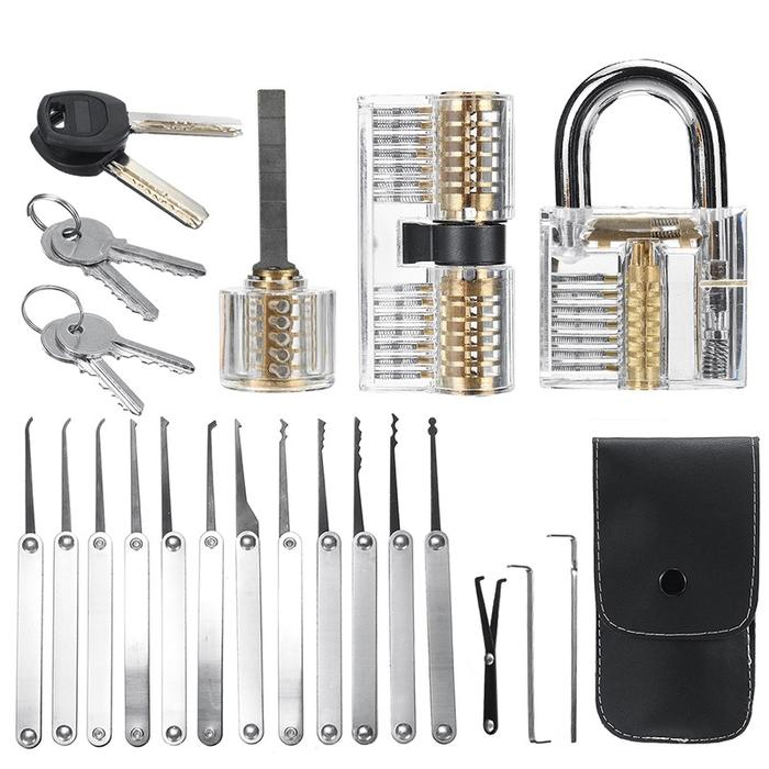 Gambar 25Pcs Locksmith Supplies Tool Lock Picks Set Key Removal Market Ol dari Cv Din undefined Tokopedia