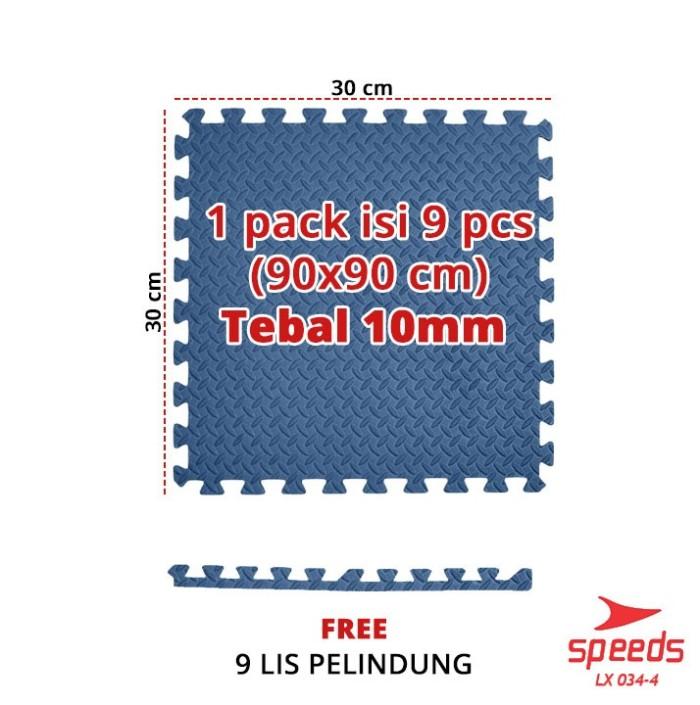 Gambar Matras Karpet Puzzle Alas Lantai Foam Empuk Anak Playmat 30x30 isi 9 - Navy dari Sukamaju-1 undefined Tokopedia