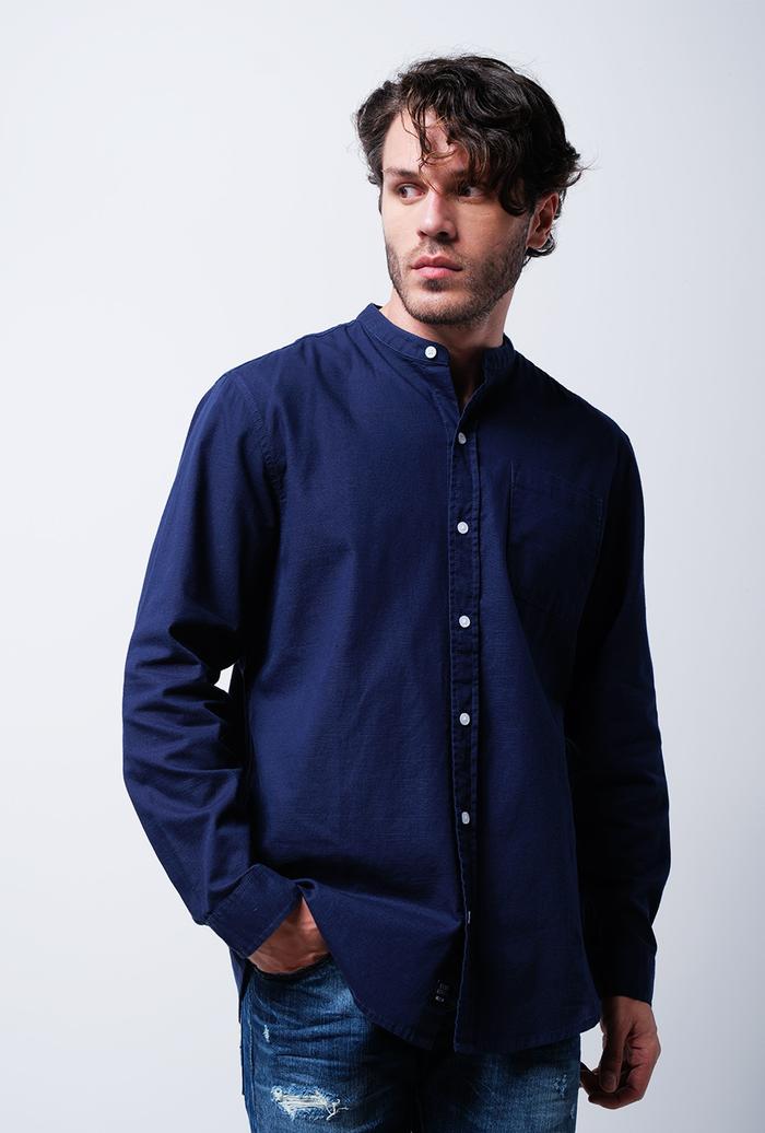 Gambar Bombboogie Kemeja Koko Dargas Navy 24895B5NA - S dari Bombboogie Kota Bandung Tokopedia