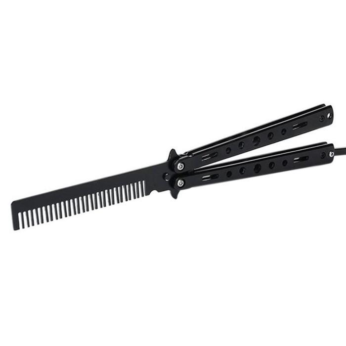 Gambar Sisir Besi Lipat Butterfly Knife Training Balisong Trick Benchmade - Hitam dari Lbagstoremall undefined Tokopedia