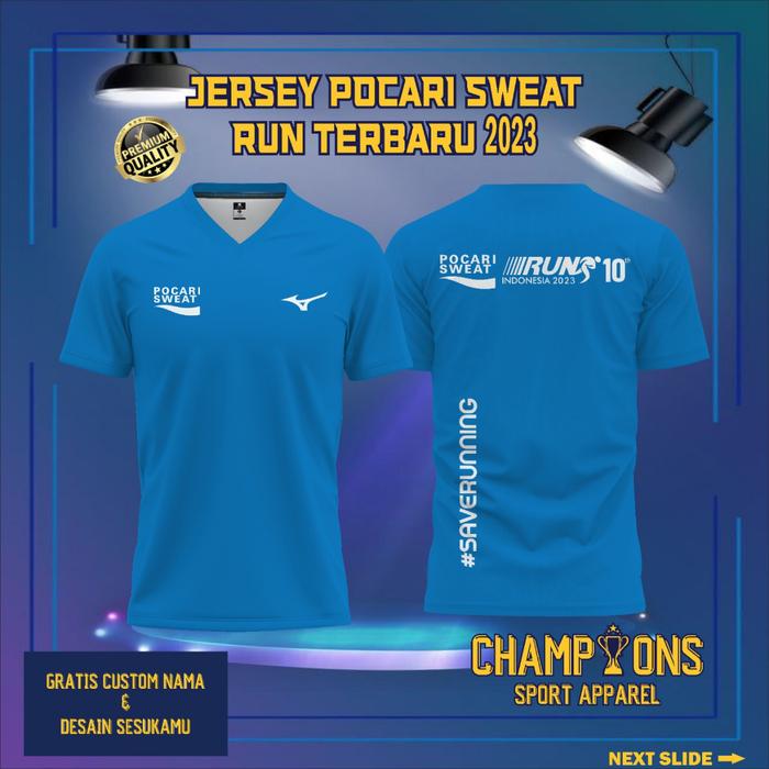 Gambar Atasan Pocari Sweat Run Terbaru 2023, Running Pria Wanita Full dari blazeayla collect undefined Tokopedia
