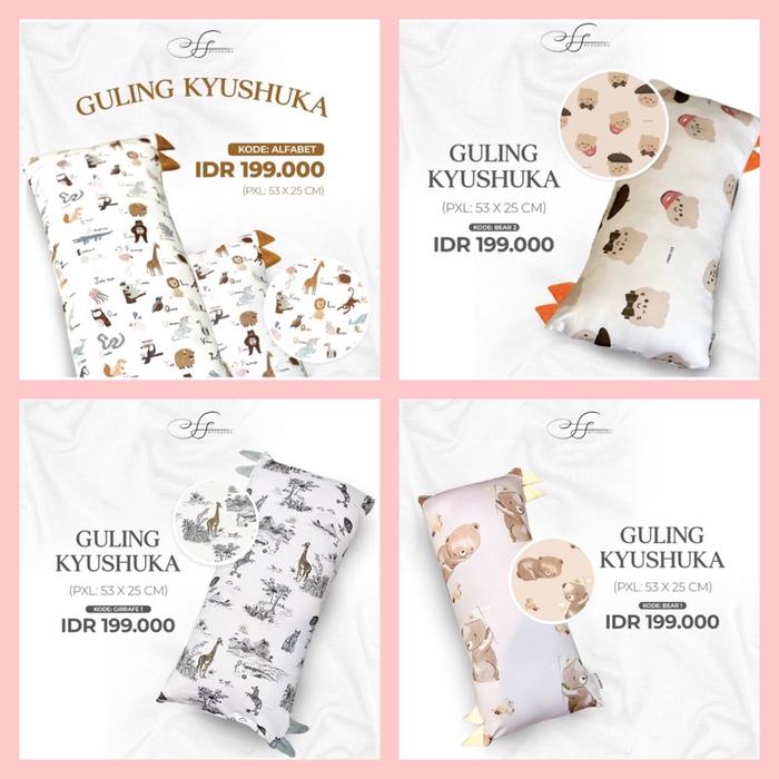 Gambar Kyushuka Bantal Guling Bayi Tencel Kyushuka Size L (53 x 25 CM) dari Mazaya Hikmah undefined Tokopedia