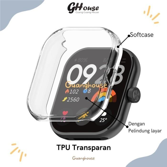 Gambar Bumper Case Redmi Watch 4 Bahan TPU Xiaomi Redmi Watch Case TPU Nikel - TPUPink, Redmi Watch 4 dari GuangHouse undefined 5 Tokopedia
