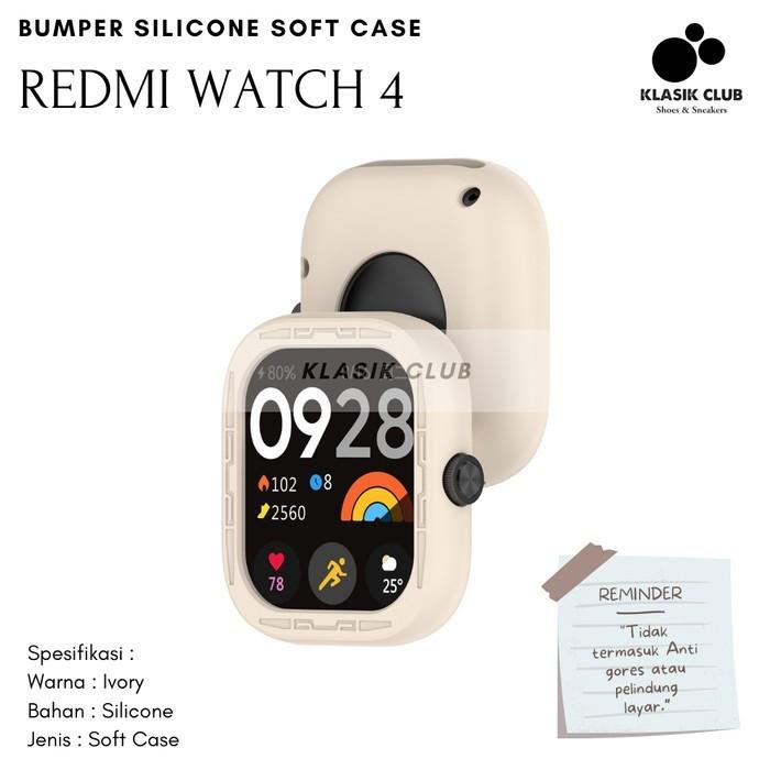 Gambar Bumper Case Redmi Watch 4 Bahan Silicone Softcase Warna Warni - Ivory dari Klasik Club undefined Tokopedia