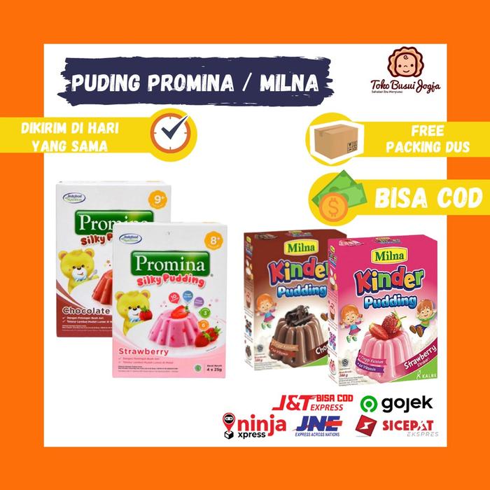 Gambar Promina Silky Puding 100 gram Agar MPASI Bayi Anak Strawberry Coklat dari Siva888 undefined Tokopedia