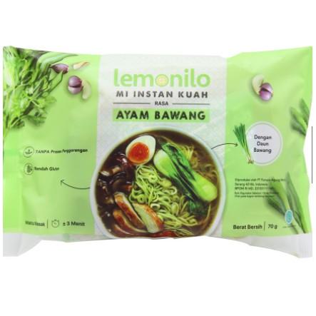Gambar LEMONILO MIE KUAH INSTAN MIE SEHAT TANPA PENGAWET, TANPA MSG 70 GR - Ayam Bawang dari Siva888 undefined Tokopedia