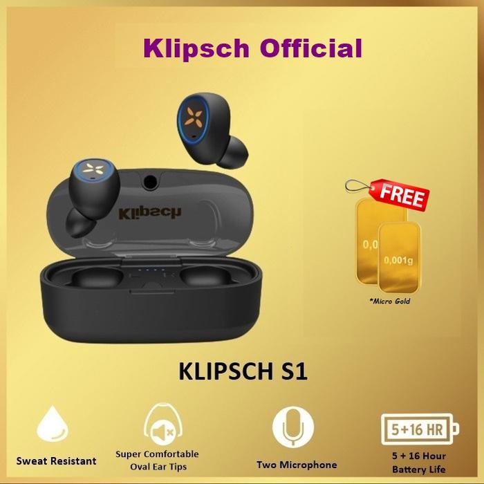 Klipsch S1 S1 True Wireless Earphones S1 True Klipsch S1 Earbuds - Main Image