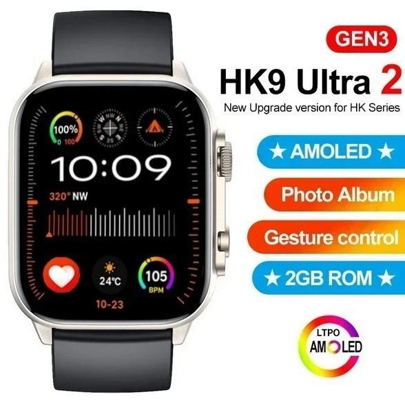 Gambar IWO HK9 Ultra 2 Titanium AMOLED Retina New Version Apple Watch - silver dari IWO OFFICIAL undefined Tokopedia