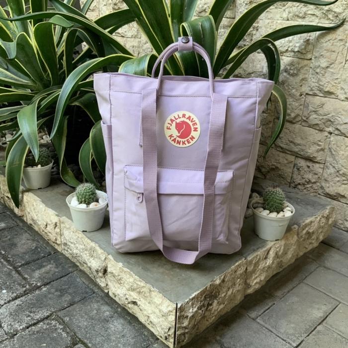 Kanken Pastel Lavender Fjallraven Kanken G-1000 Totepack Pastel