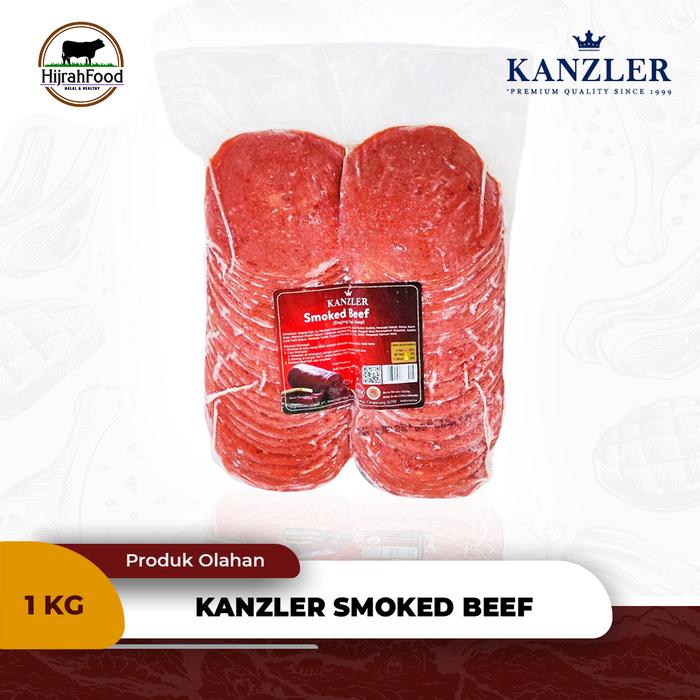 Gambar Kanzler Smoked Beef Ham Slice Round | Daging Sapi Asap Bulat (1 kg) dari Hijrahfood Meatshop undefined Tokopedia