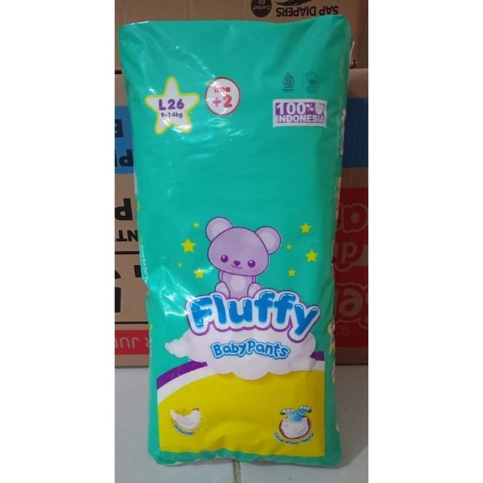 Gambar FLUFFY BABY DIAPERS PANTS S.40/M.34/L.28/XL.26 - Celana_L.26+2 dari DWI BERKAH JAYA undefined Tokopedia