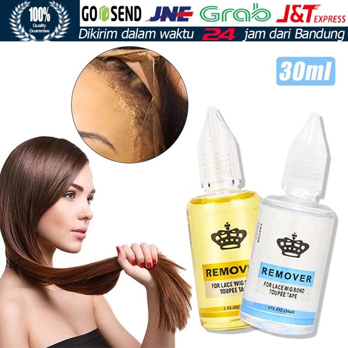 Gambar 30Ml Glue Remover / Remover Penghilang Lem Perekat Wig Toupee / Alat - Transparan dari yorindo id undefined Tokopedia