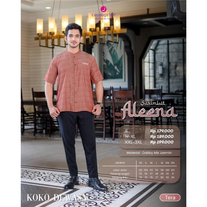 Gambar Raunapride Sarimbit Keluarga  Lebaran 2024 / ALEENA  MILO - AYAH S dari Hilya Busana undefined Tokopedia