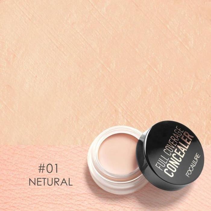 Gambar FOCALLURE Concealer Cream High Coverage Base Makeup - #01 dari quad_storee undefined Tokopedia
