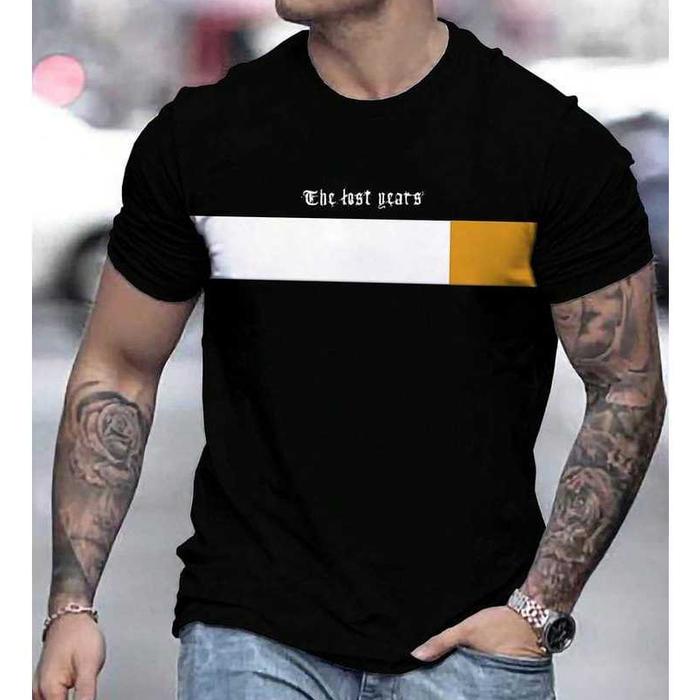 Gambar Kaos Oblong Pria Motip Sablon Lengan Pendek Tshirt Casual Men Clothing dari jakastore663 undefined Tokopedia