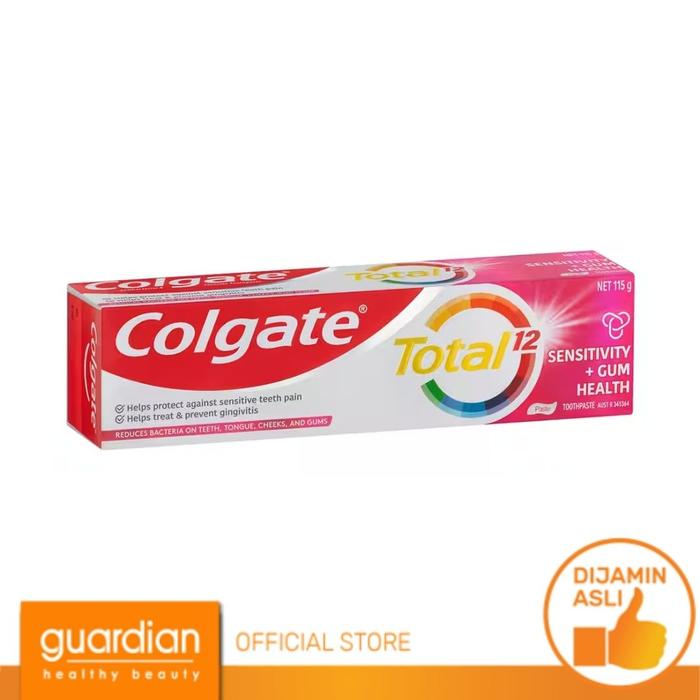 Gambar Colgate Total 12 Sensitivity and Gum Health Toothpaste 115Gr dari Guardian Official Store undefined Tokopedia