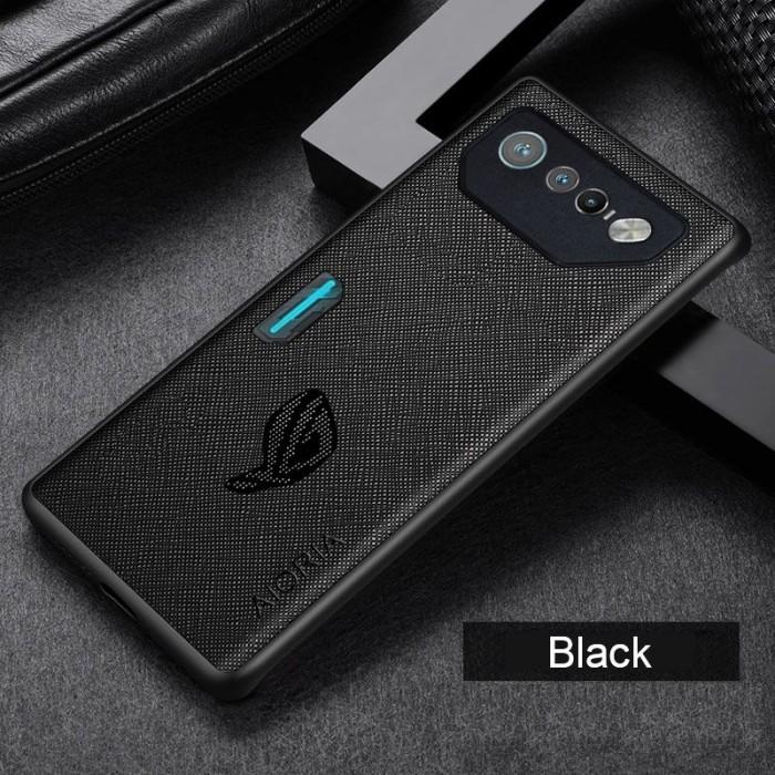 Gambar Feel Leather Case for ASUS ROG PHONE 7 / ULTIMATE Softcase + Hardcase - BLACK, ROG 7 dari nucleo undefined Tokopedia