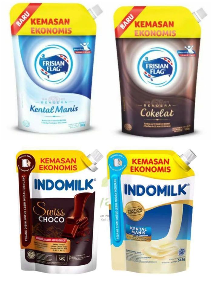 Gambar Frisian Flag & Indomilk Kental Manis Putih & Cokelat 545g - FrisianCoklat dari RaufanShop undefined 2 Tokopedia