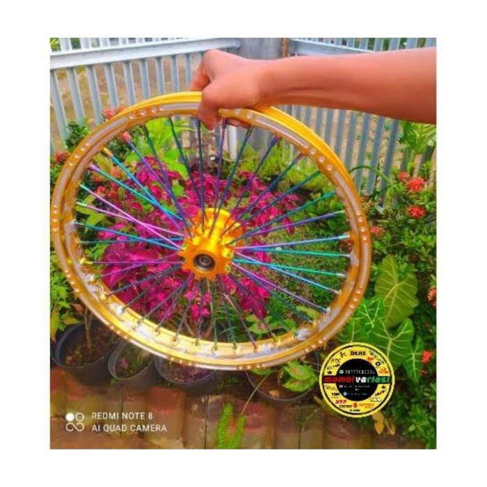 Gambar ruji jari jari pelangi/ruji spak racak rainbow dari Cimalayansell undefined Tokopedia