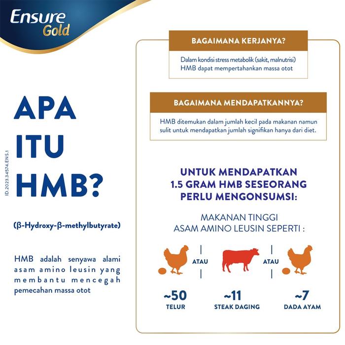 Gambar Ensure Gold Hmb Gandum 380 G - Nutrisi Dewasa Rendah Laktosa - 2 Pcs dari TOKO BUCIN STAR undefined Tokopedia