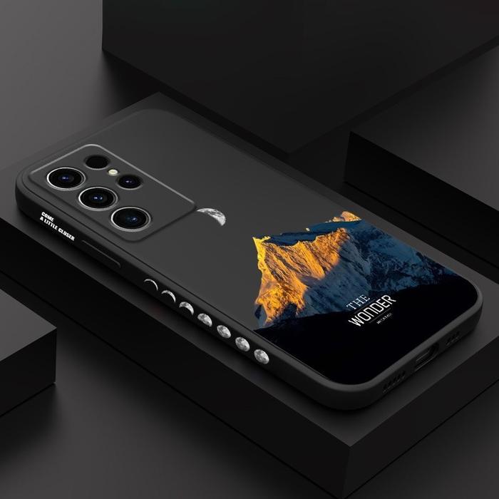 Gambar Moon Mountain Phone Case For Samsung Galaxy S24 Ultra Plus Liquid dari Inru&#39; Olshop undefined Tokopedia