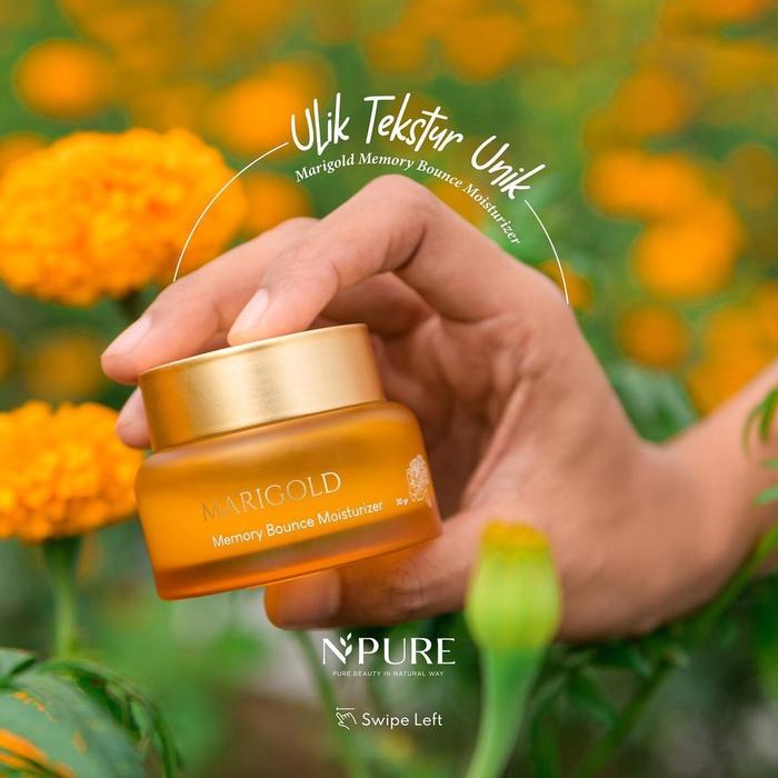 Gambar NPURE Marigold Memory Bounce Moisturizer / cream wajah npure dari tokoh ipong undefined Tokopedia