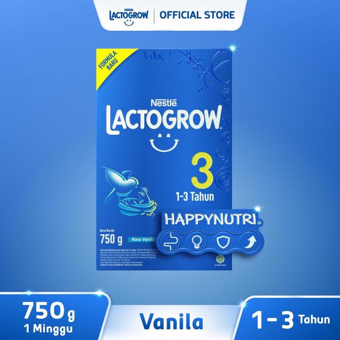 Gambar Nestl Lactogrow 3 Susu Pertumbuhan 1-3 Tahun Madu / Vanila / Original dari GOLD POWER undefined Tokopedia