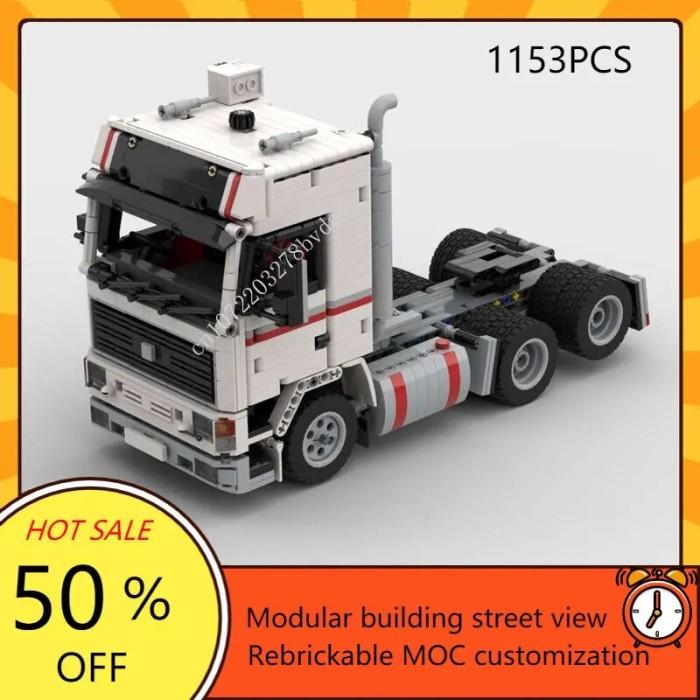 Gambar 1153PCS MOC Engineering Container Volvo F16 6x2 with Raiser axle dari Noakes Store undefined Tokopedia