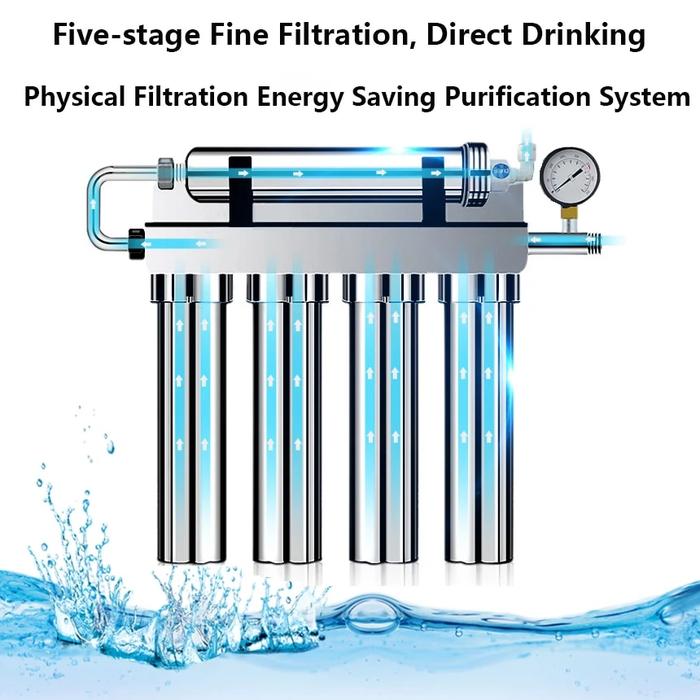 Gambar Water Filtration Tap Water Filter Purifier Stainless Steel Filter dari commenceable undefined Tokopedia