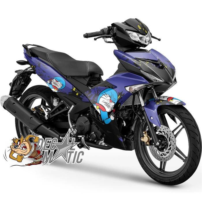 Gambar Sticker Full Body MX KING 150 Decal Jupiter MX 135 OLD/NEW Doraemon 1 - Biru, MX 135 OLD dari decalmatic_NEW undefined Tokopedia
