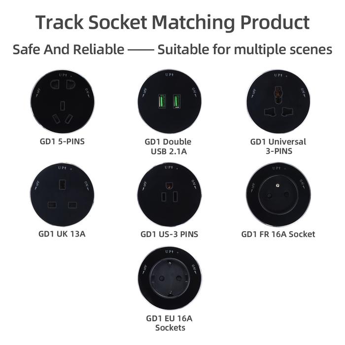 Gambar 2022 Cnc Pattern Power Track P3 Socket Home Kitchen Appliances dari yhja undefined Tokopedia