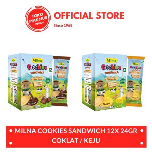 Gambar Milna Cookies Sandwich 12 X 24 Gr dari tokodapok1 undefined Tokopedia