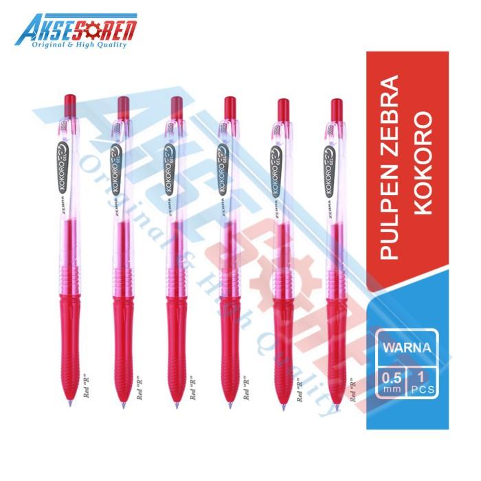Promo Pulpen Gel Kokoro Zebra [1 Pcs] / Ballpoint Pena Ball Pen Bolpen ...