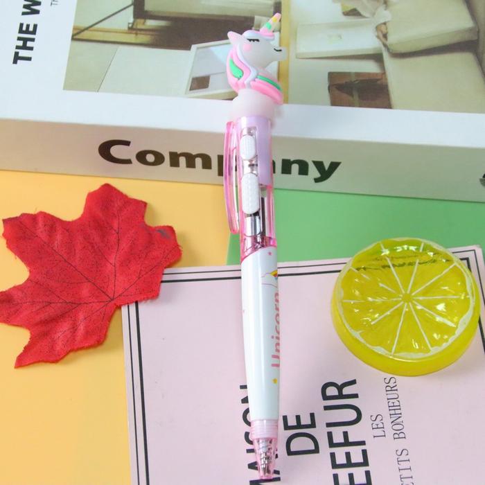 Gambar Bolpoin Unicorn Bercahaya Pena Menyala Kreatif Kartun School Supplies - Pink dari GiftsStoreID undefined Tokopedia