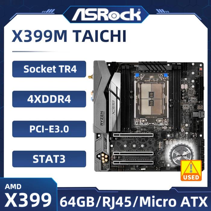 Chipset X399 Intel X399 Taichi AS Rock X399 TAICHI STR4 SATA 6Gb/s