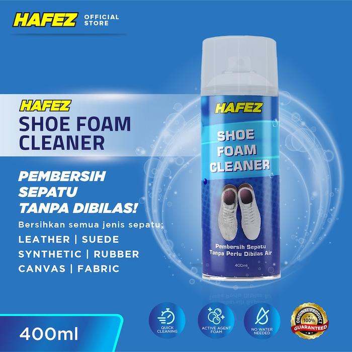 Gambar HAFEZ - Foam Pembersih Sepatu & Menghilangkan Bau Sepatu dari horekitamotor undefined Tokopedia