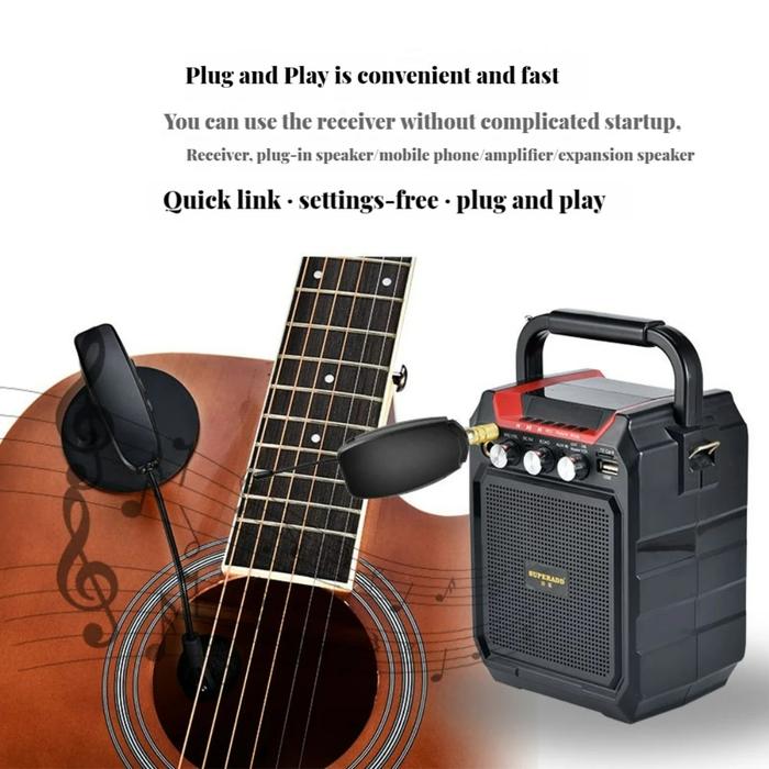 Gambar Uhf Wireless Microphone Violin Wireless Microphone Musical Instrument dari Sivashop_ undefined Tokopedia