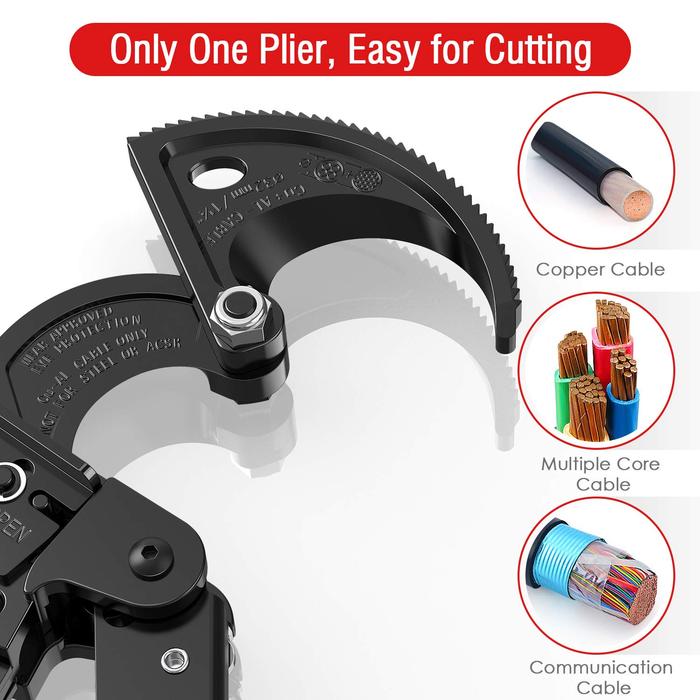 Jual Ratchet Cable Cutter Ratcheting Cable Cutters Heavy Duty For ...