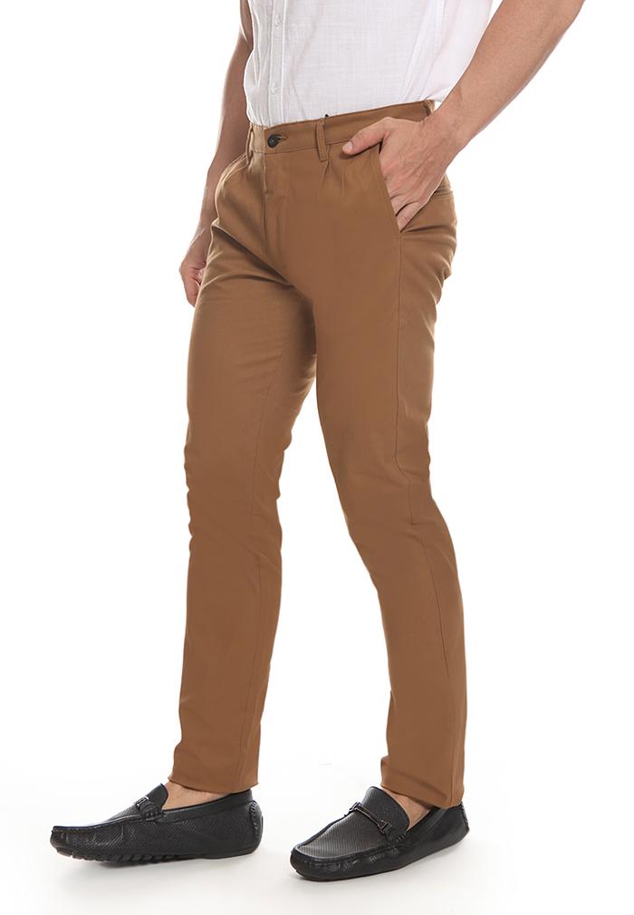 Gambar MOC Celana Panjang Pria Slim Fit VURON B BESTBUY-BROWN - Waist: 36 dari Salezone Official undefined Tokopedia