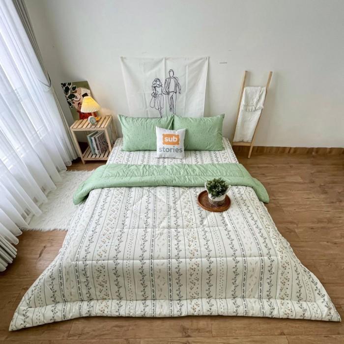Gambar SPREI UNIK BINTARO / Natural Series Katun Lokal/LCT1 - Tiffany, 100x200x20 dari GER SHOP 2 undefined Tokopedia