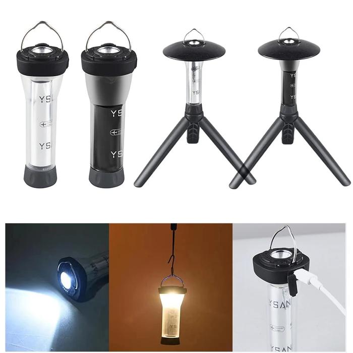 Gambar Outdoor USB Lighthouse Flashlights 3-gear Lighting Mode Rechargeable dari Telele Official undefined Tokopedia