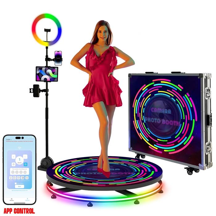Gambar Portable 360 Photo Booth 68Cm Automatic Rotating Selfie 360 Camera dari sled 4 undefined Tokopedia
