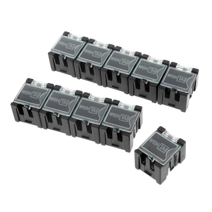 Gambar 10Pcs Anti-Static Components Boxes Parts Case Esd Storage Tool Box dari mycomycete undefined Tokopedia