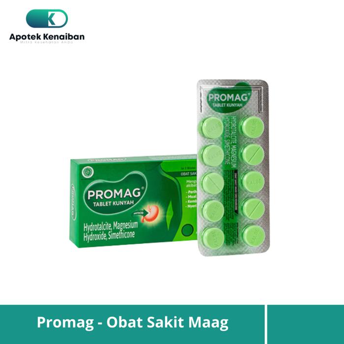 Gambar PROMAG TABLET STRIP @10 TABLET OBAT SAKIT MAAG DAN KEMBUNG dari martis887 undefined Tokopedia