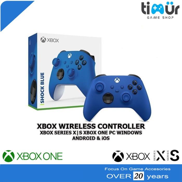 Promo Stick Stik Controller Xbox Series X S One Wireless Biru Shock Blue di  Timur Game Shop Tokopedia