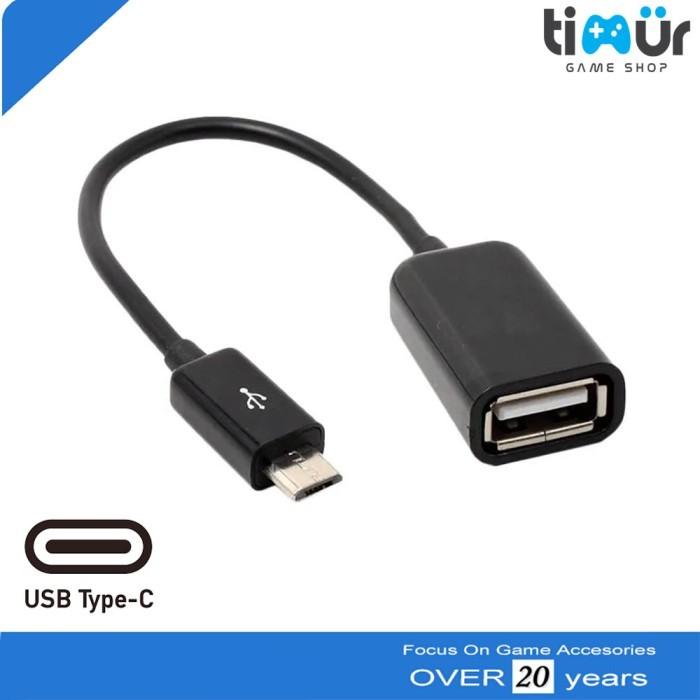 Gambar Kabel Cable OTG Hp Konektor USB Tipe C Type C dari Timur Game Shop undefined Tokopedia