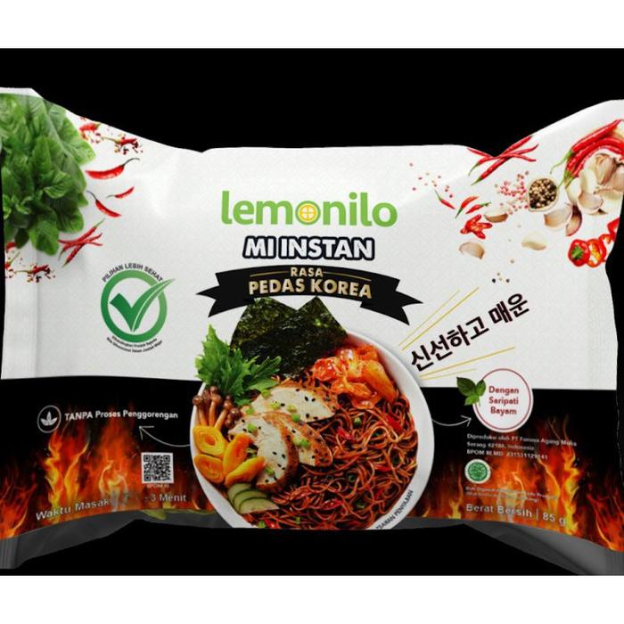 Gambar Yummi! lemonilo mie instan sehat goreng kuah pedas rendang 77gr - dari GitaGeofani undefined Tokopedia