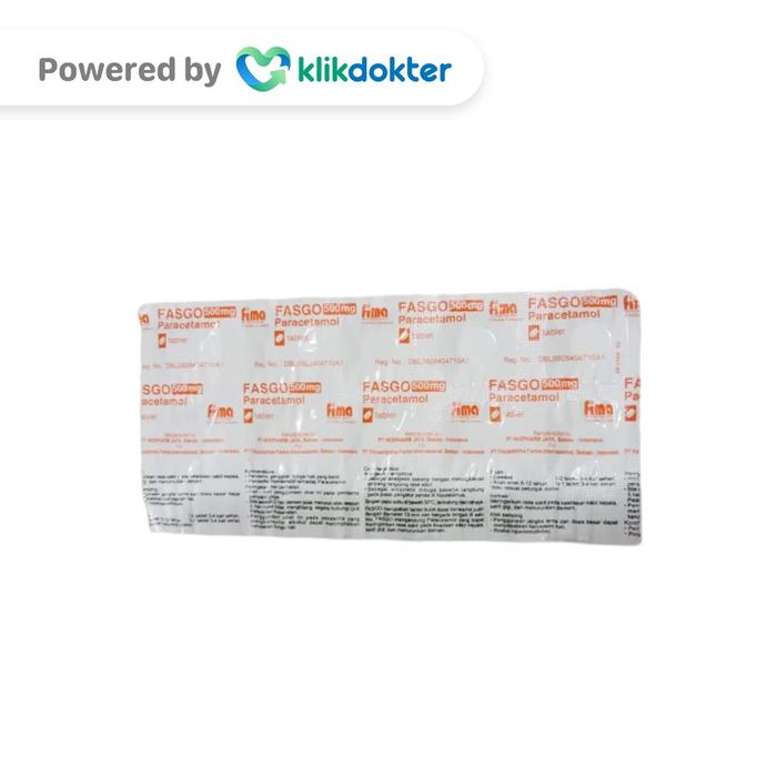 Gambar FASGO 500 MG 10 TABLET dari Apotek Mitrasana undefined Tokopedia